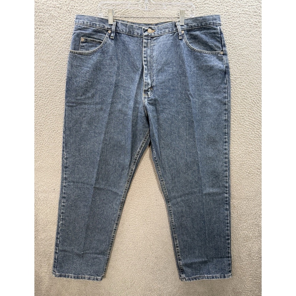 Vintage Wrangler Jeans Mens 42x30 Blue Denim Relaxed Fit‎ Workwear Western Y2K